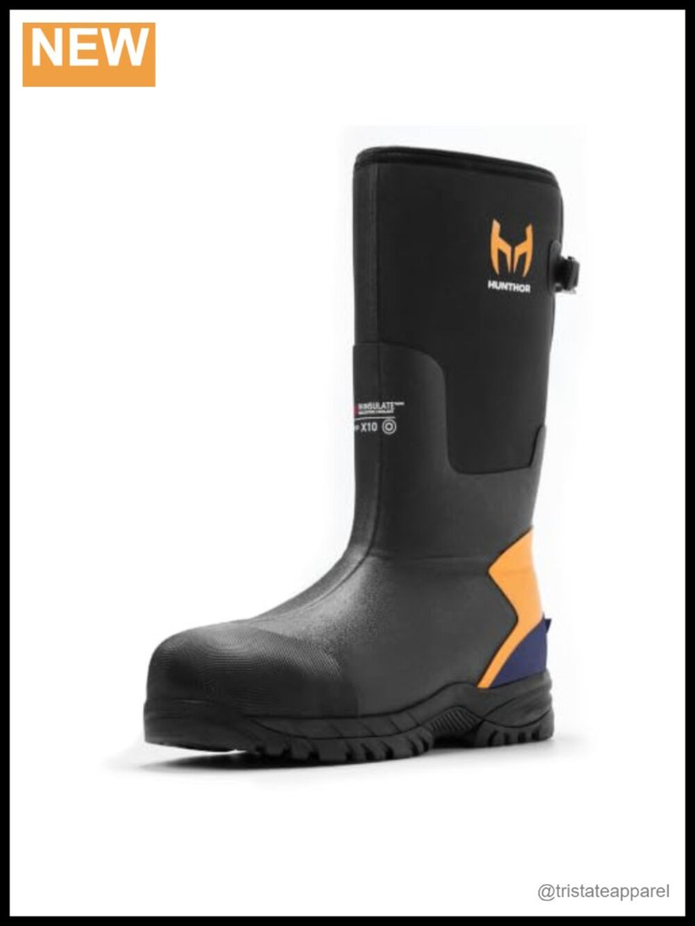Steel Toe Work Boots Rubber Xerogel Thermal Knee High Waterproof